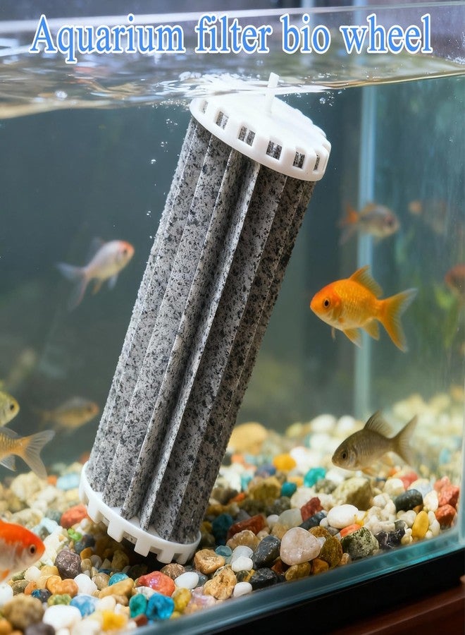 CZMZHFC Aquarium Fish Tank Filter Replacement for Penguin 200 & 350, BioWheel 200B, 350B Assembly, PRBW2350B, 2 Hang on Filter Parts for Clear Water and Efficient Filtration to Freshwater and Saltwater Tanks - Image 4